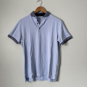 Greyson Cherokee Polo Short Sleeve Golf Athletic Blue Men's Size Small